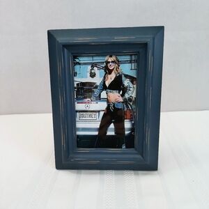 Britney Spears Posing With Her Mercedes Framed Photograph 4×6